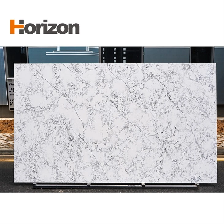 White Quartz Countertops Resin For Quartz Jade Stone Slab